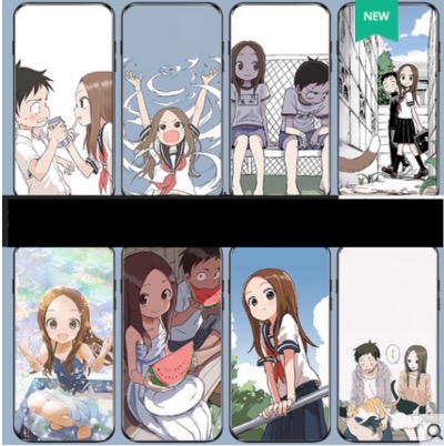 高木さんiPhone 13 Pro Max/14ケース耐衝撃ガラスケース