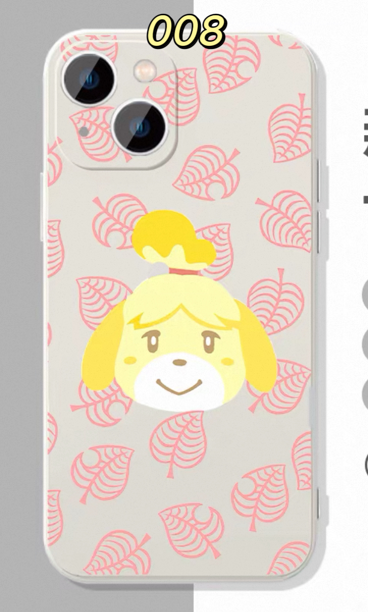 可愛いあつ森iPhone15Promax/16plus/17ケース薄型iPhone13/14カバー イヌ ネコ ネズミ